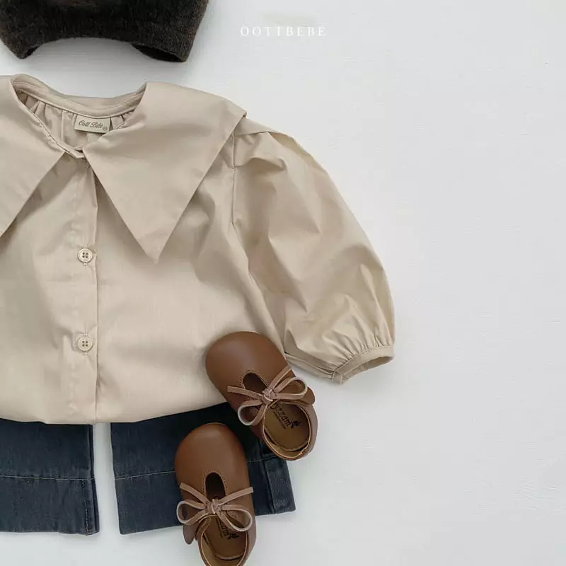 Oott Bebe - Korean Children Fashion - #childrensboutique - Hug Bear Blouse - 5