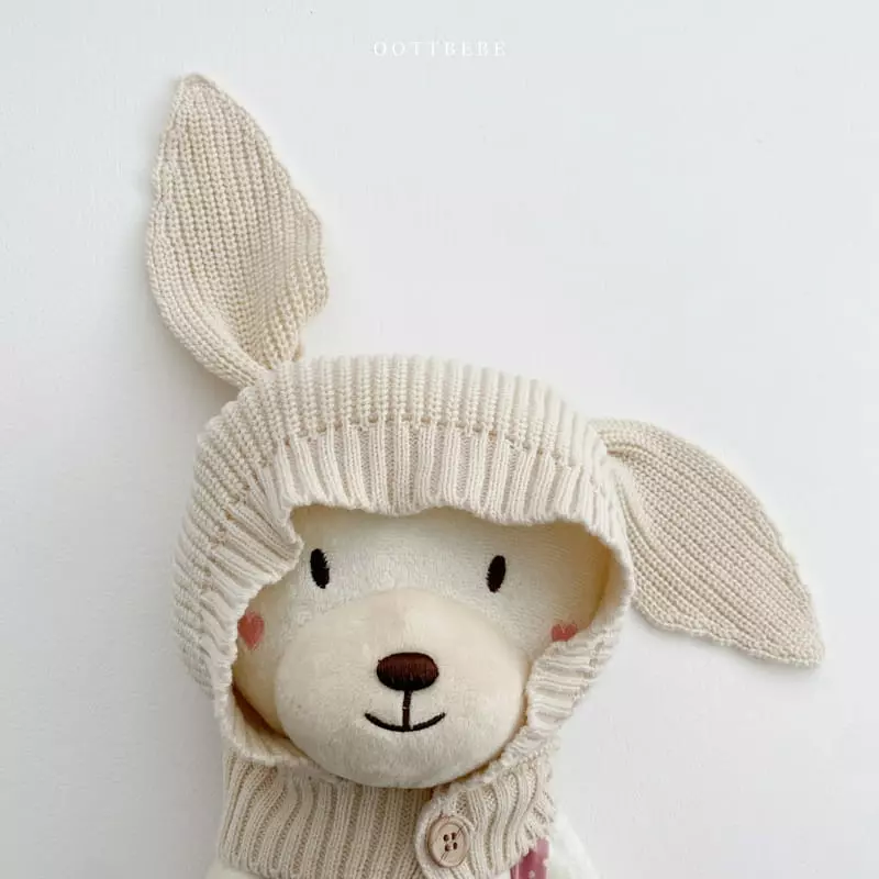 Oott Bebe - Korean Children Fashion - #childrensboutique - Hazzi Bunny Bonnet - 3