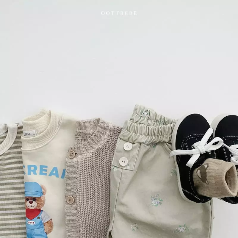 Oott Bebe - Korean Children Fashion - #childrensboutique - Flower PAnts - 12