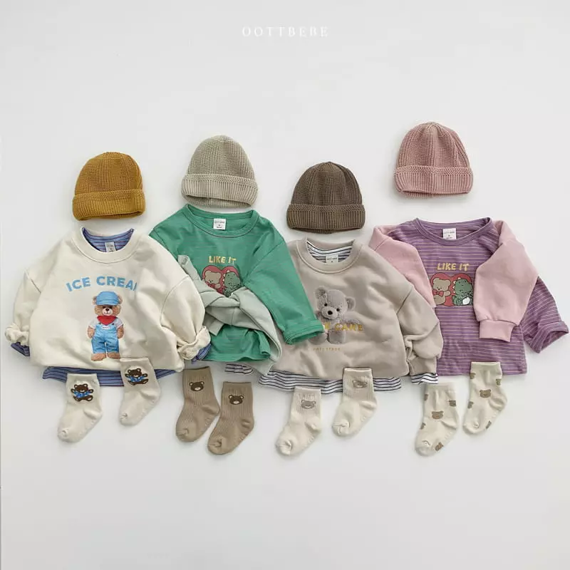 Oott Bebe - Korean Children Fashion - #designkidswear - Love Piping Tee - 11