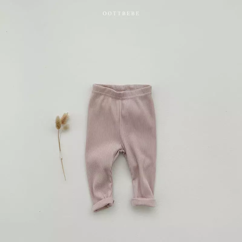 Oott Bebe - Korean Children Fashion - #designkidswear - Oott Rib Leggings - 5