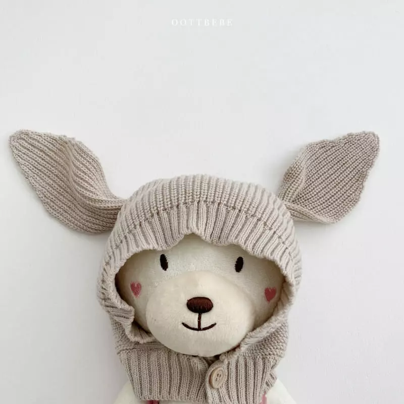 Oott Bebe - Korean Children Fashion - #childrensboutique - Hazzi Bunny Bonnet - 4