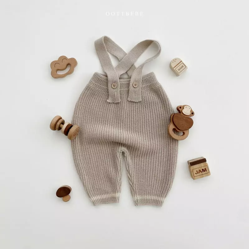 Oott Bebe - Korean Children Fashion - #designkidswear - Hazzi Dungarees Pants - 2