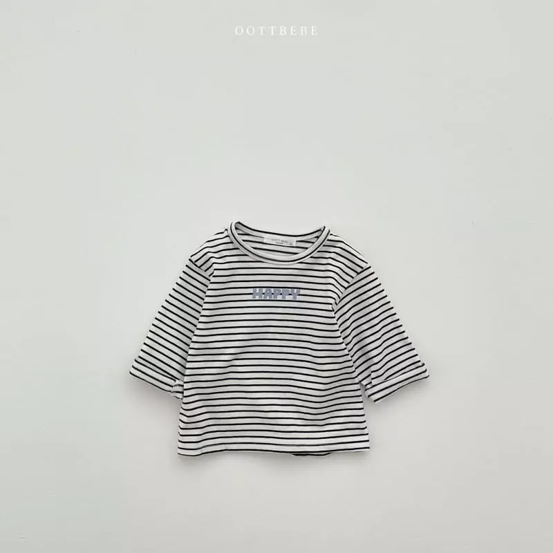 Oott Bebe - Korean Children Fashion - #discoveringself - Happy Tee - 2