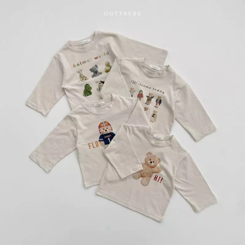 Oott Bebe - Korean Children Fashion - #discoveringself - Together Tee - 11