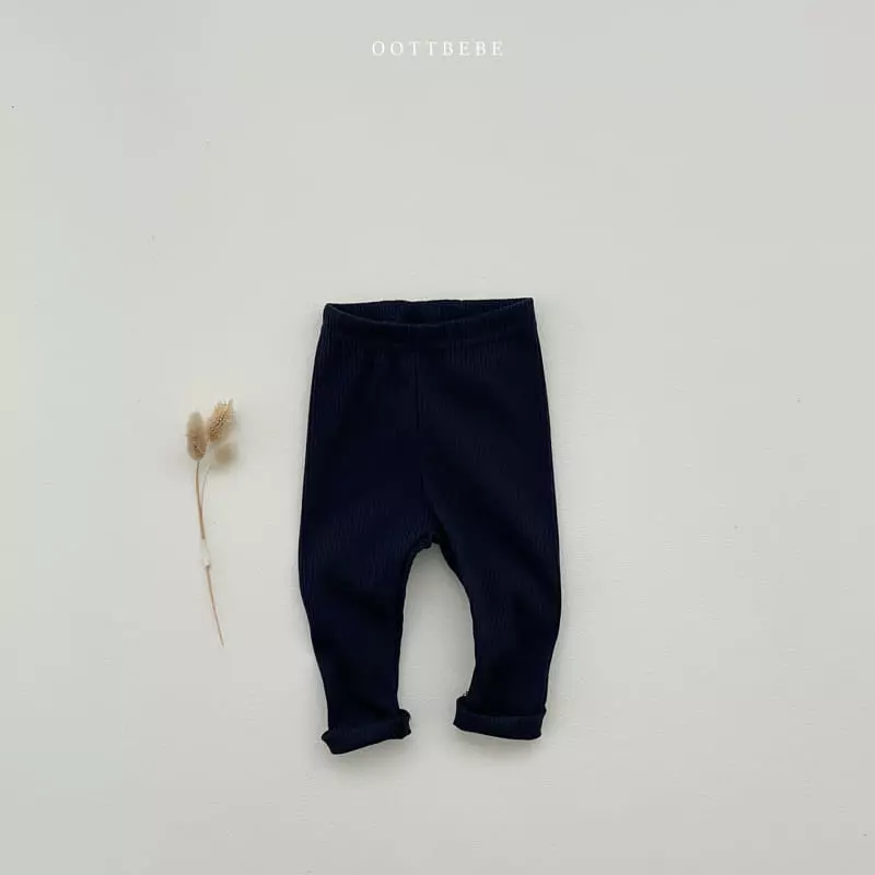 Oott Bebe - Korean Children Fashion - #discoveringself - Oott Rib Leggings - 6