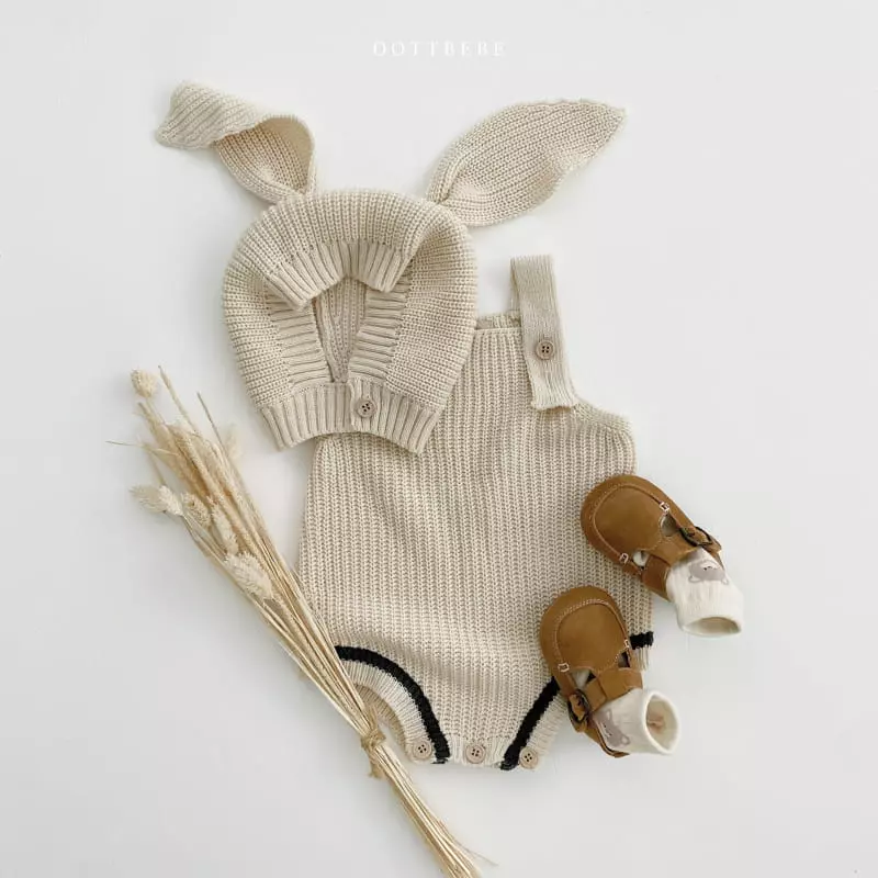 Oott Bebe - Korean Children Fashion - #discoveringself - Hazzi Bunny Bonnet - 5