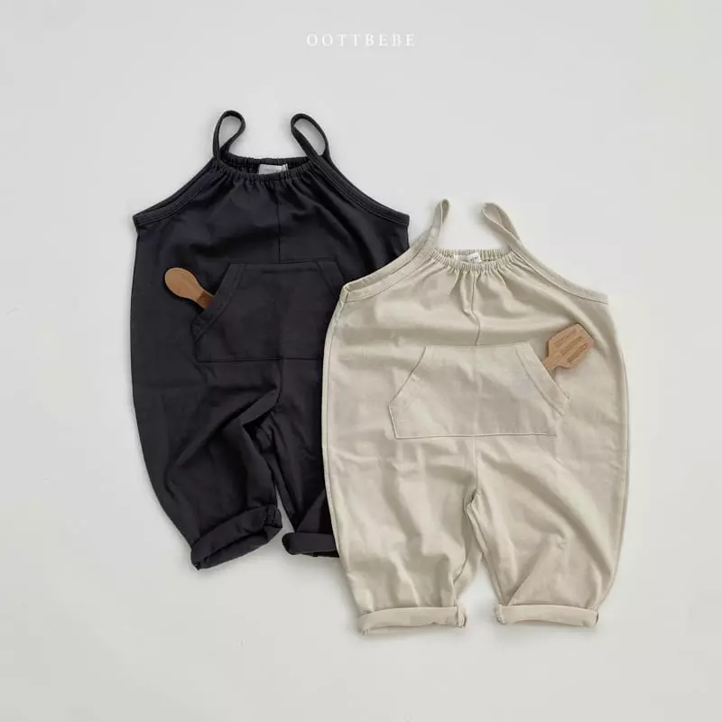 Oott Bebe - Korean Children Fashion - #kidsshorts - Marlang Overalls Rib - 11