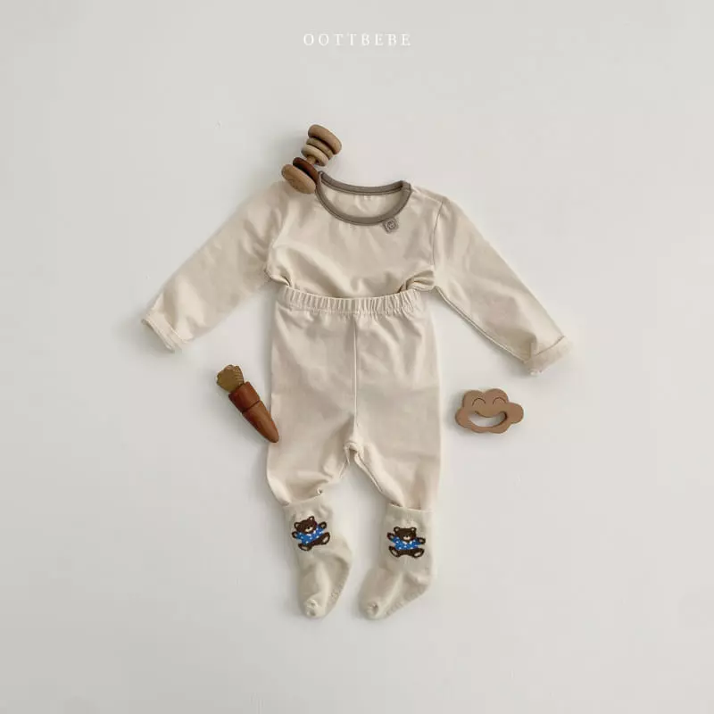 Oott Bebe - Korean Children Fashion - #kidsshorts - Pastel Modal Easywear