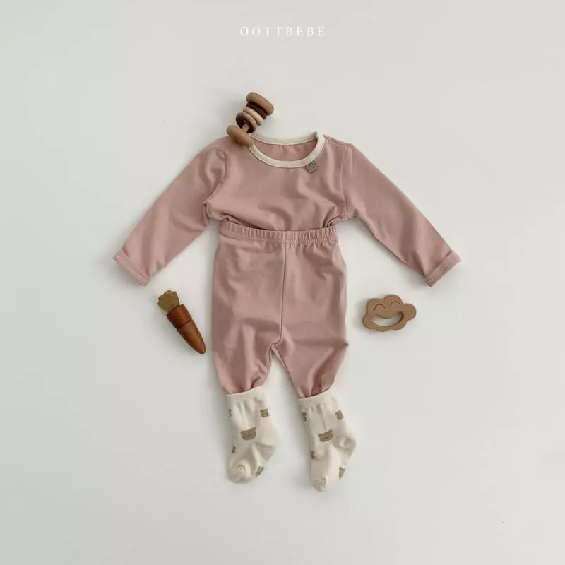 Oott Bebe - Korean Children Fashion - #kidsstore - Pastel Modal Easywear - 2