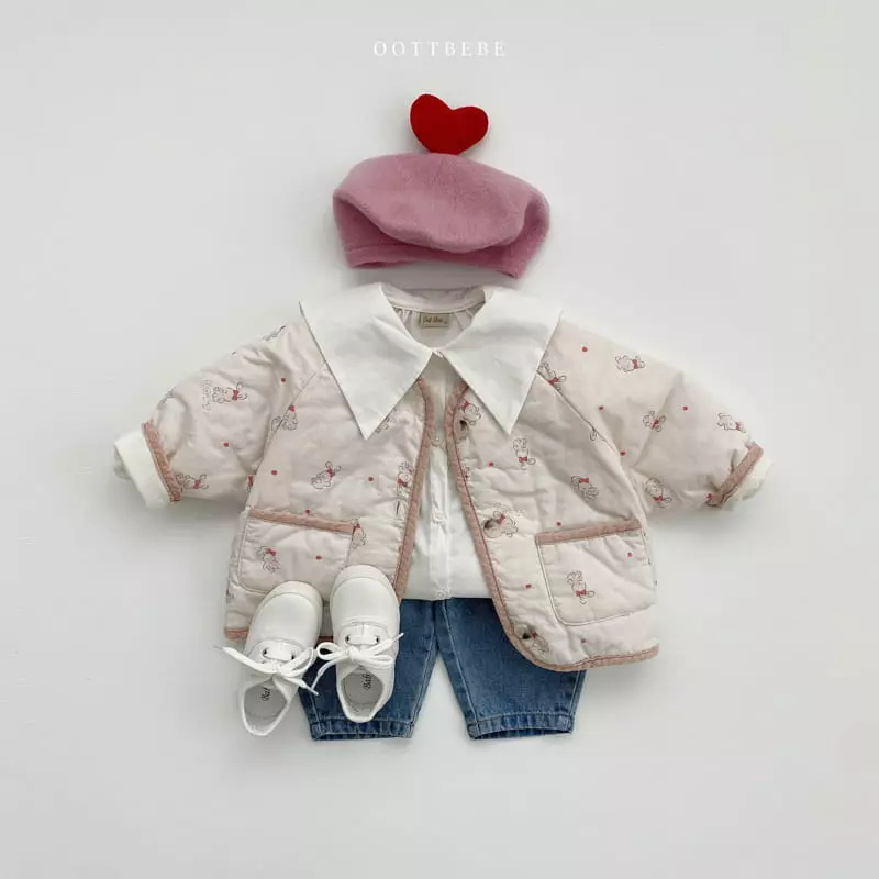 Oott Bebe - Korean Children Fashion - #kidzfashiontrend - Hug Bear Blouse - 11