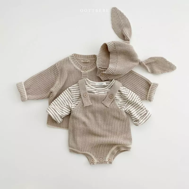 Oott Bebe - Korean Children Fashion - #kidzfashiontrend - Hazzi Bunny Bonnet - 9