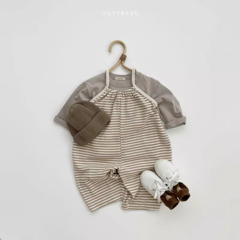 Oott Bebe - Korean Children Fashion - #littlefashionista - Marlang Overalls - 2