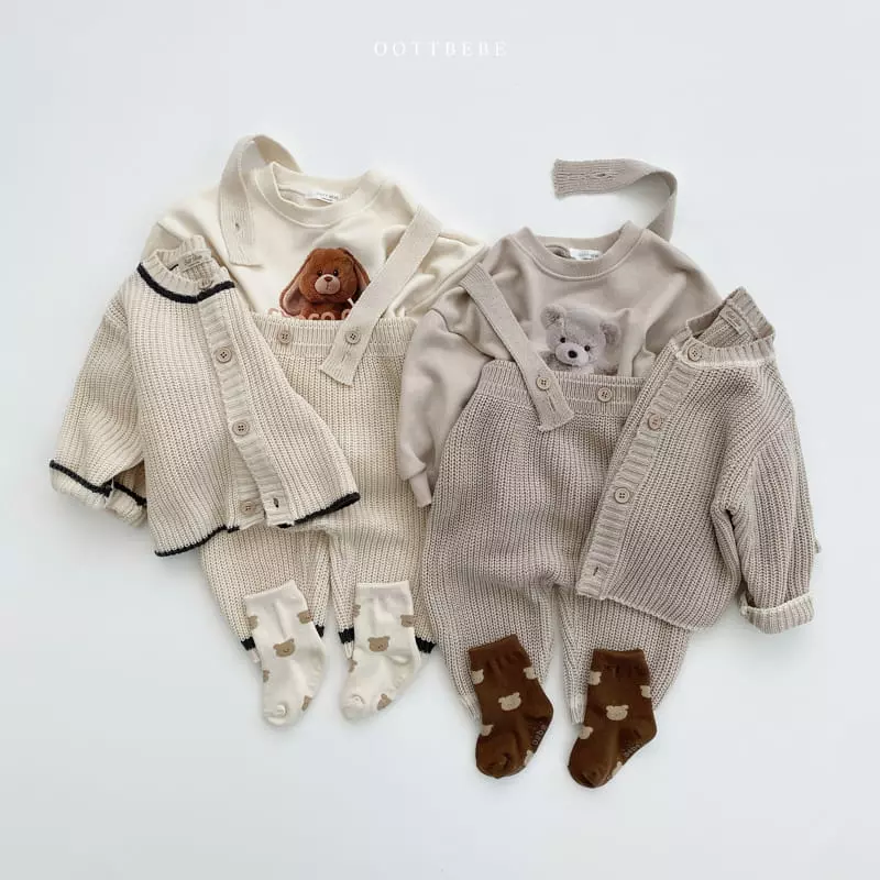 Oott Bebe - Korean Children Fashion - #littlefashionista - Hazzi Dungarees Pants - 9