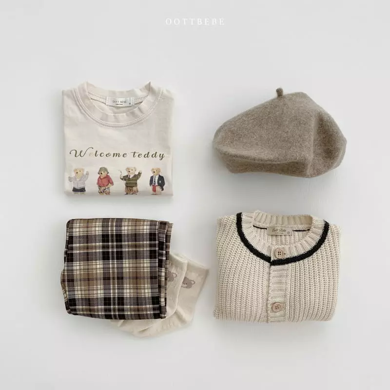 Oott Bebe - Korean Children Fashion - #magicofchildhood - Bam Check Pants - 7