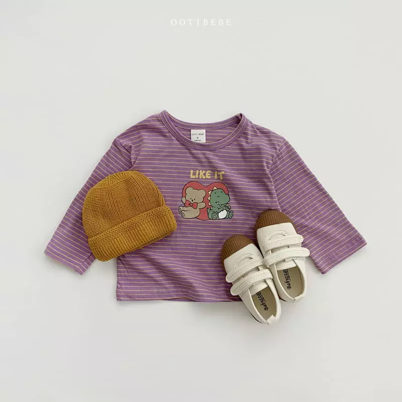 Oott Bebe - Korean Children Fashion - #magicofchildhood - Love Piping Tee - 5