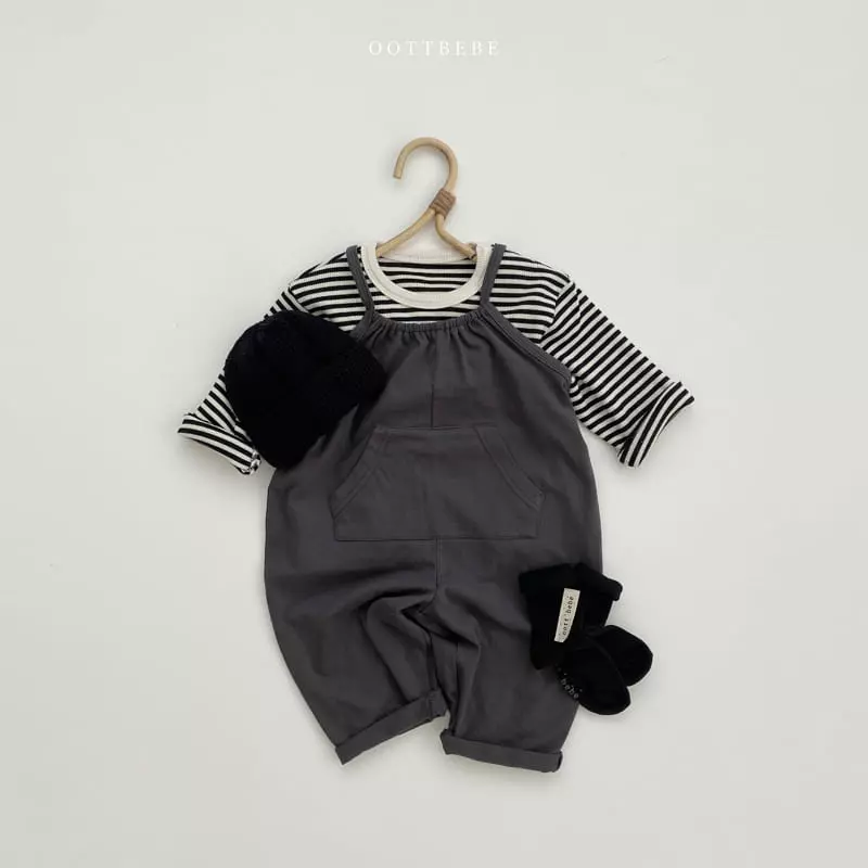 Oott Bebe - Korean Children Fashion - #magicofchildhood - Marlang Overalls - 3