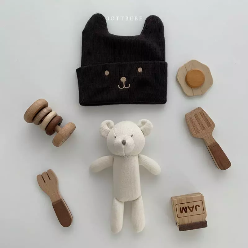 Oott Bebe - Korean Children Fashion - #minifashionista - Bear Beanie - 5