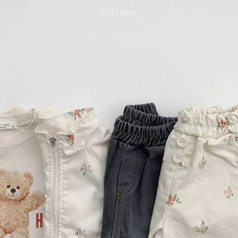 Oott Bebe - Korean Children Fashion - #minifashionista - Flower PAnts - 6