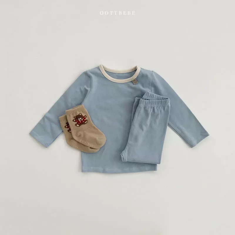 Oott Bebe - Korean Children Fashion - #prettylittlegirls - Pastel Modal Easywear - 8