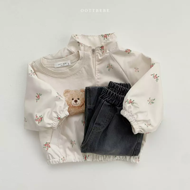 Oott Bebe - Korean Children Fashion - #prettylittlegirls - Flower Windbreaker - 6