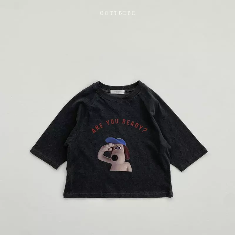 Oott Bebe - Korean Children Fashion - #stylishchildhood - Ready Pigment Tee - 2