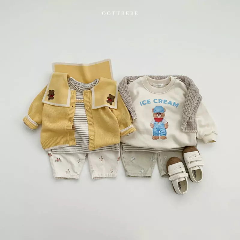 Oott Bebe - Korean Children Fashion - #stylishchildhood - Flower PAnts - 10