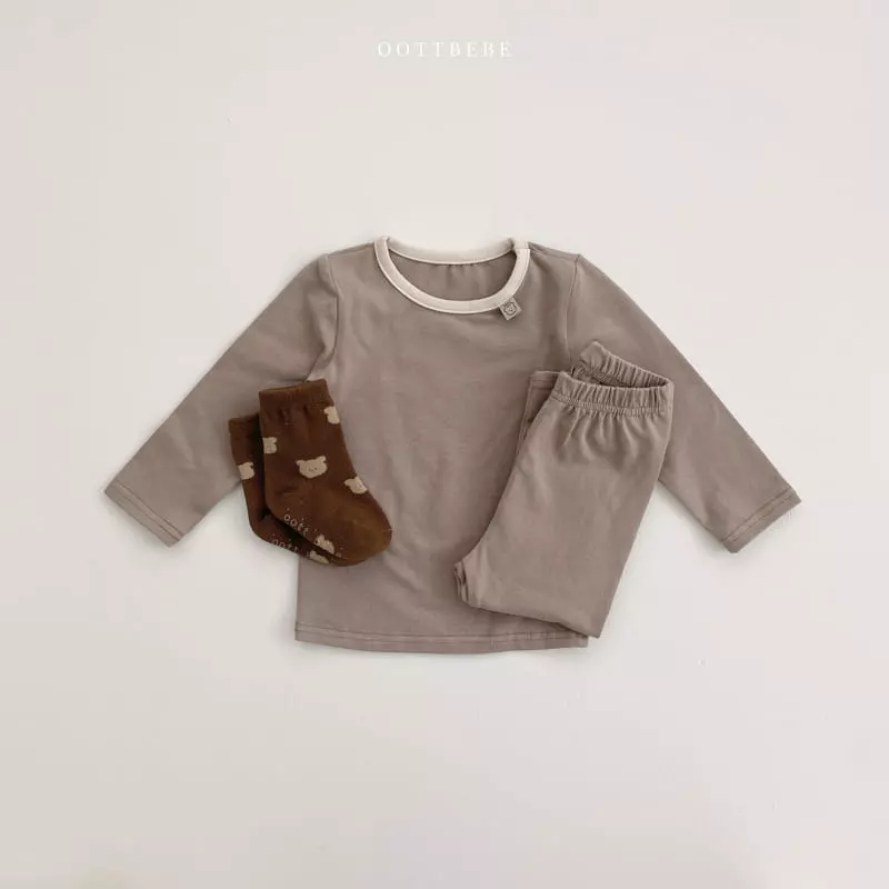 Oott Bebe - Korean Children Fashion - #todddlerfashion - Pastel Modal Easywear - 9