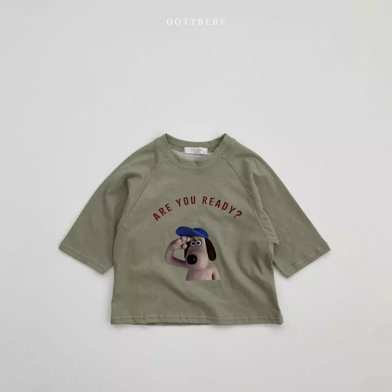 Oott Bebe - Korean Children Fashion - #toddlerclothing - Ready Pigment Tee