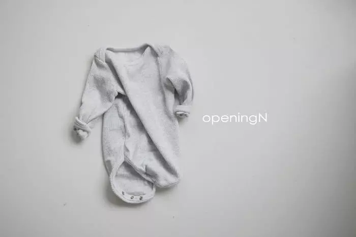 Opening & - Korean Baby Fashion - #babygirlfashion - bebe Original Waffle Bodysuit - 3