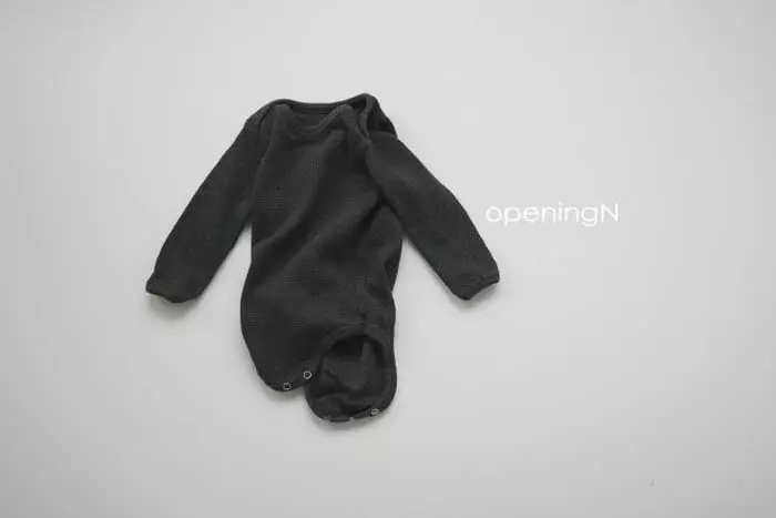 Opening & - Korean Baby Fashion - #babygirlfashion - bebe Original Waffle Bodysuit - 4