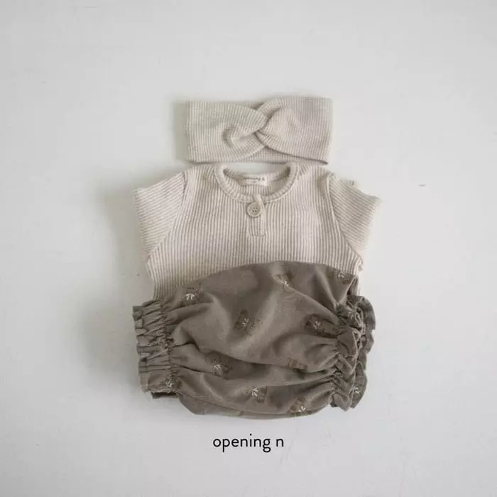 Opening & - Korean Baby Fashion - #babyoninstagram - Bebe Bear Bloomer - 4