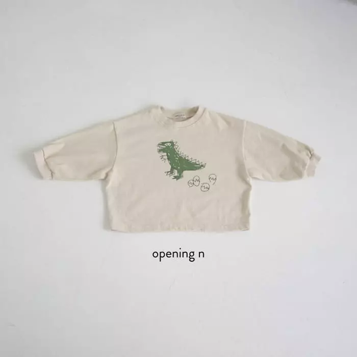 Opening & - Korean Children Fashion - #Kfashion4kids - Stone Age Tee