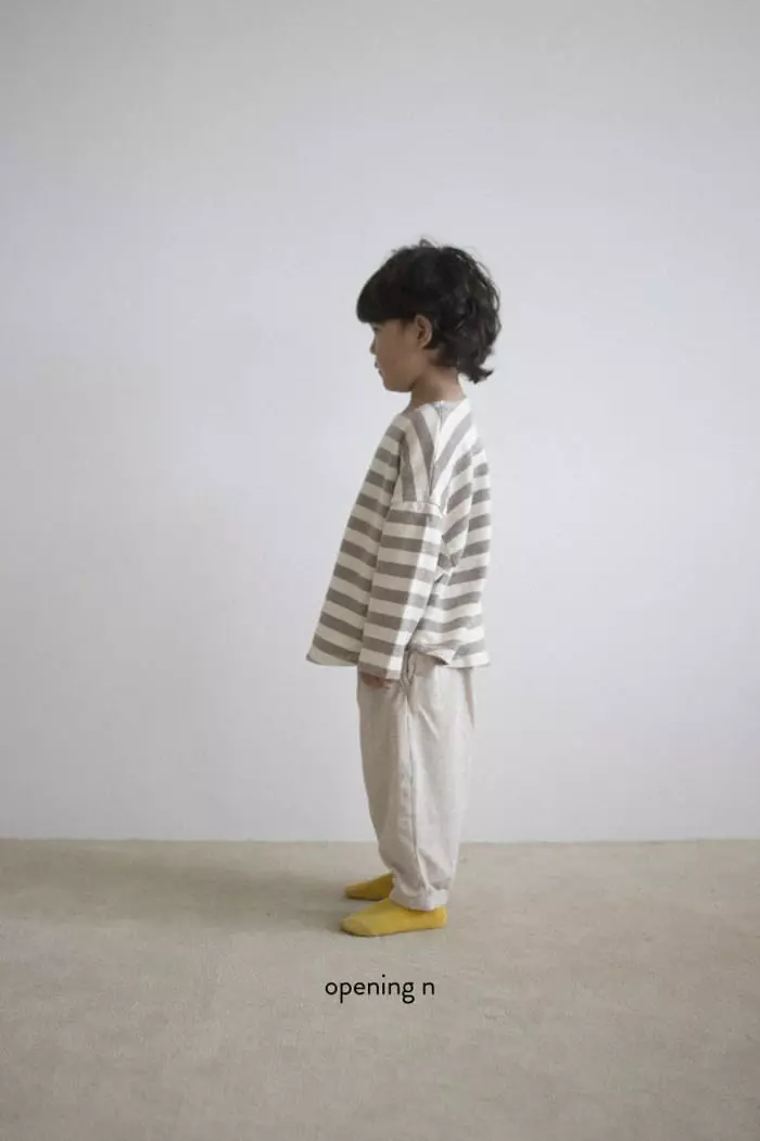 Opening & - Korean Children Fashion - #Kfashion4kids - Big Stripes Tee - 12