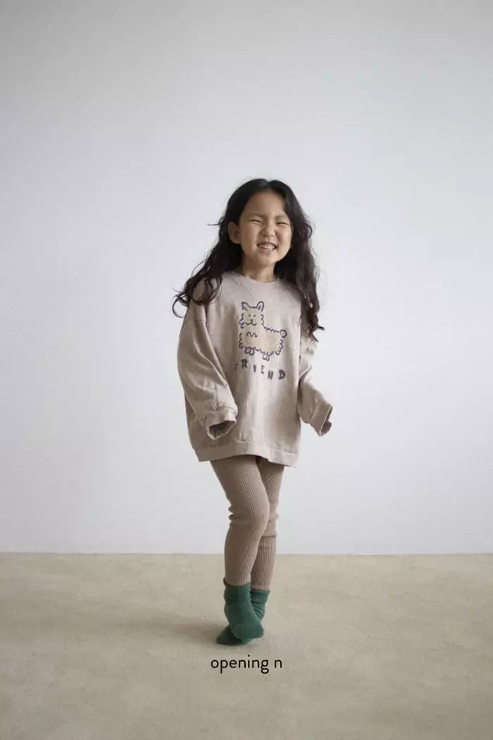 Opening & - Korean Children Fashion - #Kfashion4kids - Bear Bell Leggings - 3