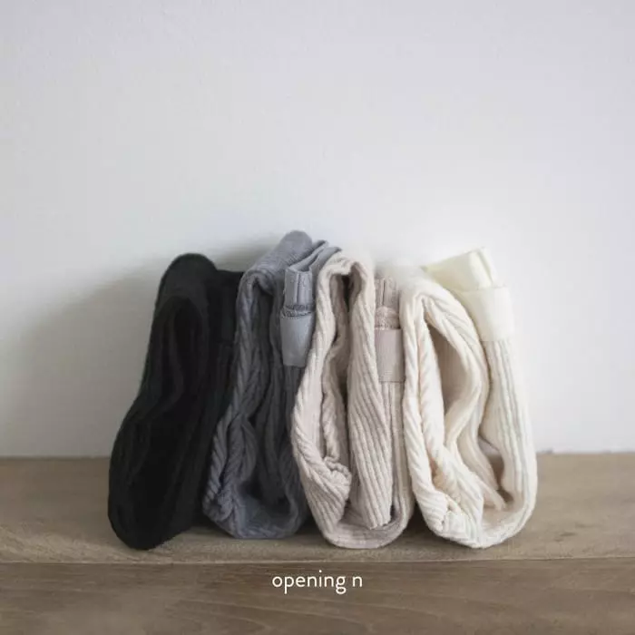 Opening & - Korean Children Fashion - #Kfashion4kids - Cotton Stripes Leggings - 2