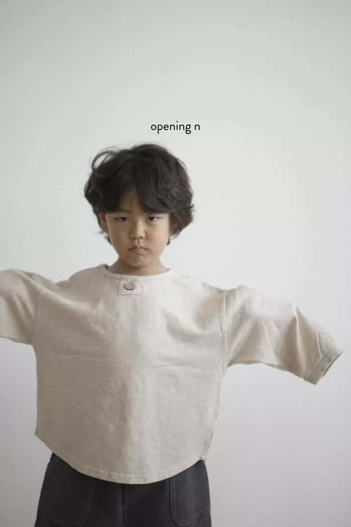 Opening & - Korean Children Fashion - #Kfashion4kids - PK Button Tee - 11