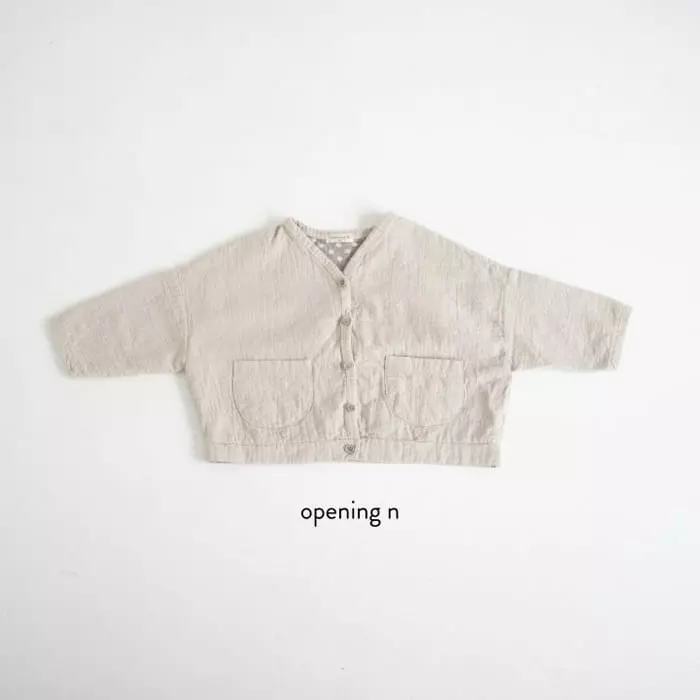 Opening & - Korean Children Fashion - #childofig - Daily Dot Cardigan