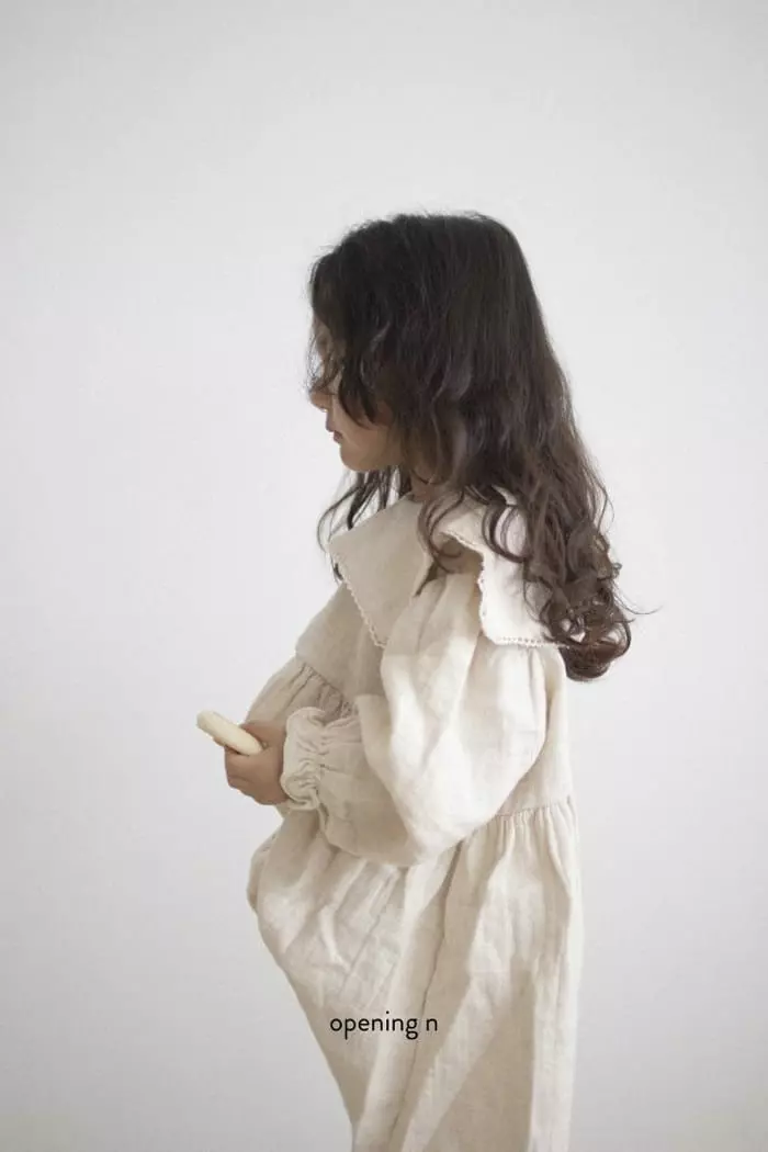Opening & - Korean Children Fashion - #childofig - Natural One-piece - 11