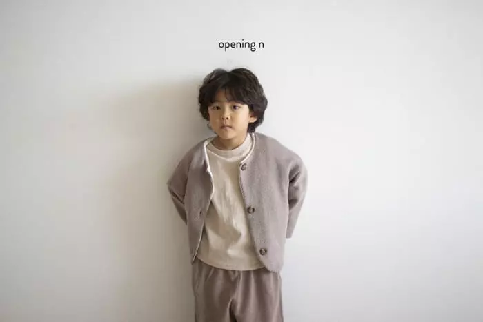 Opening & - Korean Children Fashion - #childofig - Mesion Knit Cardigan - 9