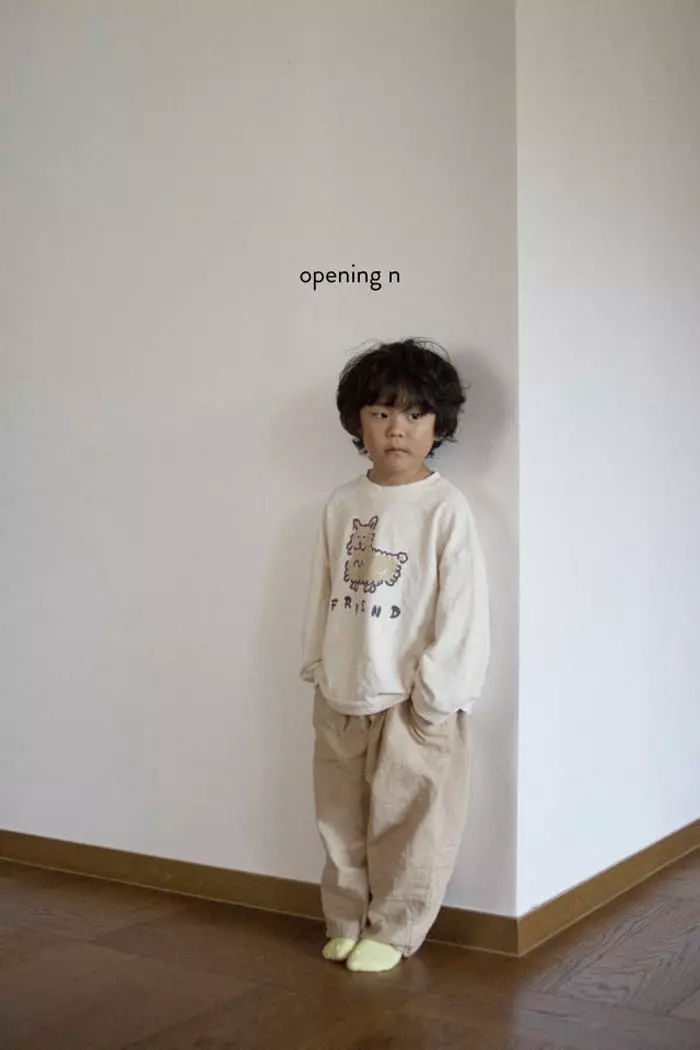 Opening & - Korean Children Fashion - #prettylittlegirls - Puppy Slub Tee - 4
