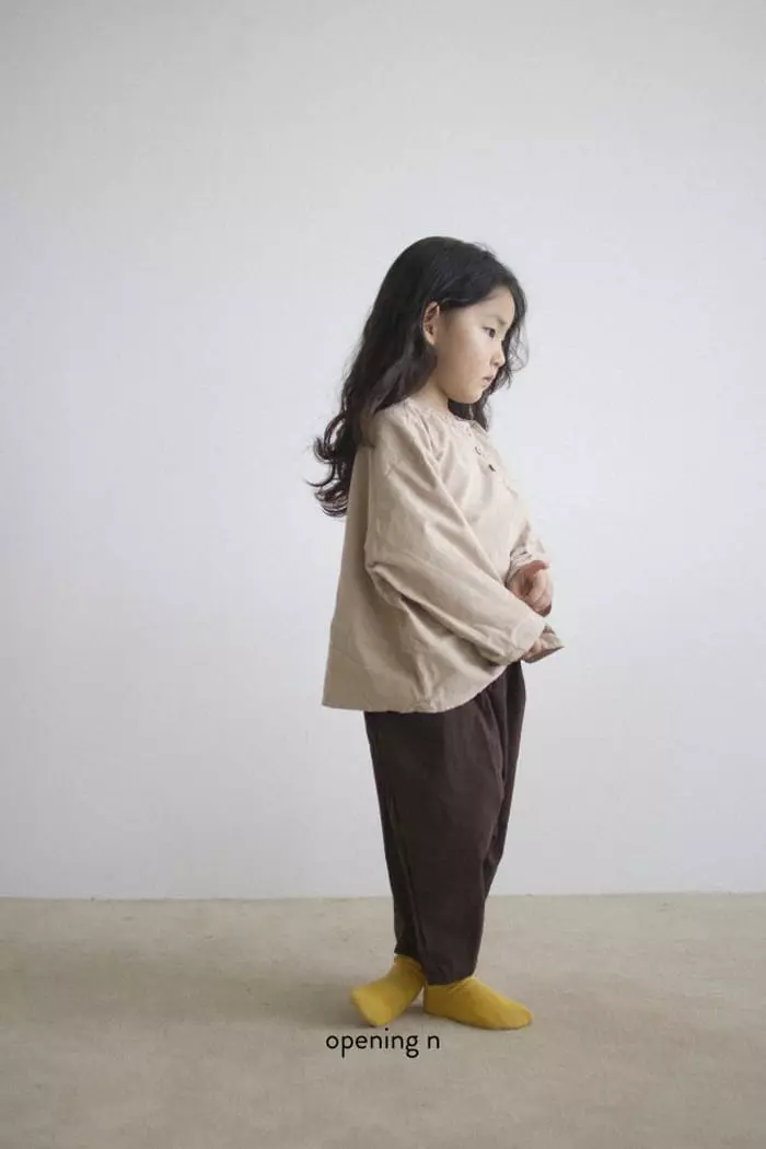Opening & - Korean Children Fashion - #childofig - Palm Rib Blouse - 12