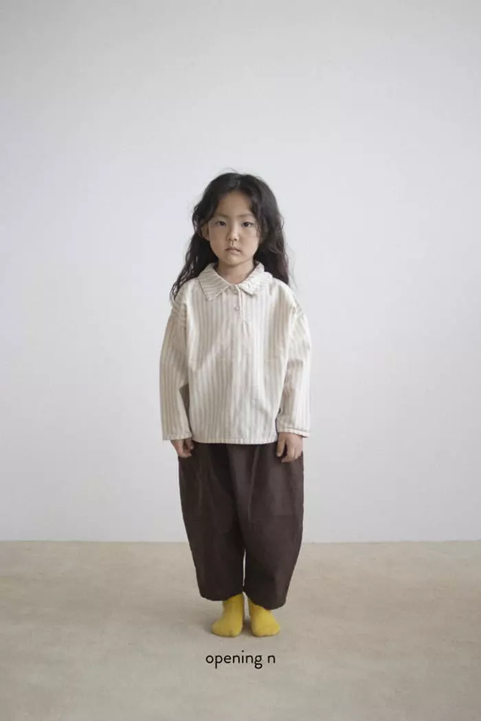 Opening & - Korean Children Fashion - #childrensboutique - Sando Stripes Shirt - 8