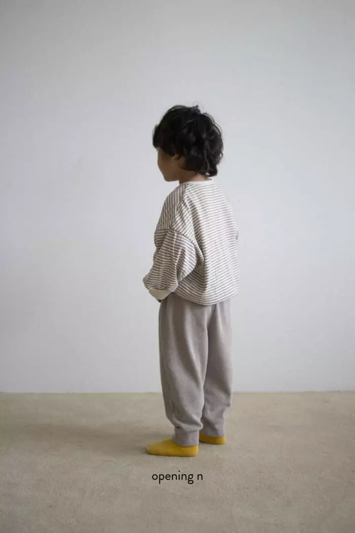 Opening & - Korean Children Fashion - #childrensboutique - Cotton Stripes Top - 8