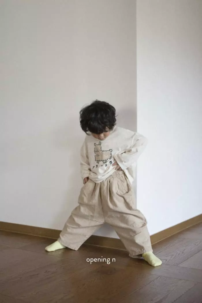 Opening & - Korean Children Fashion - #childrensboutique - Puppy Slub Tee - 6