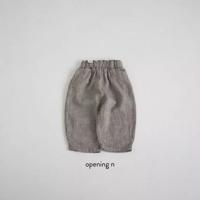 Opening & - Korean Children Fashion - #designkidswear - Natural Pants