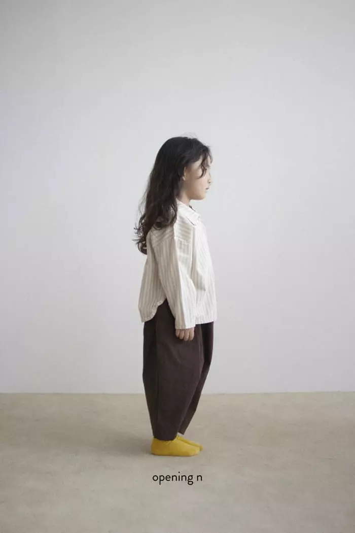 Opening & - Korean Children Fashion - #discoveringself - Sando Stripes Shirt - 10