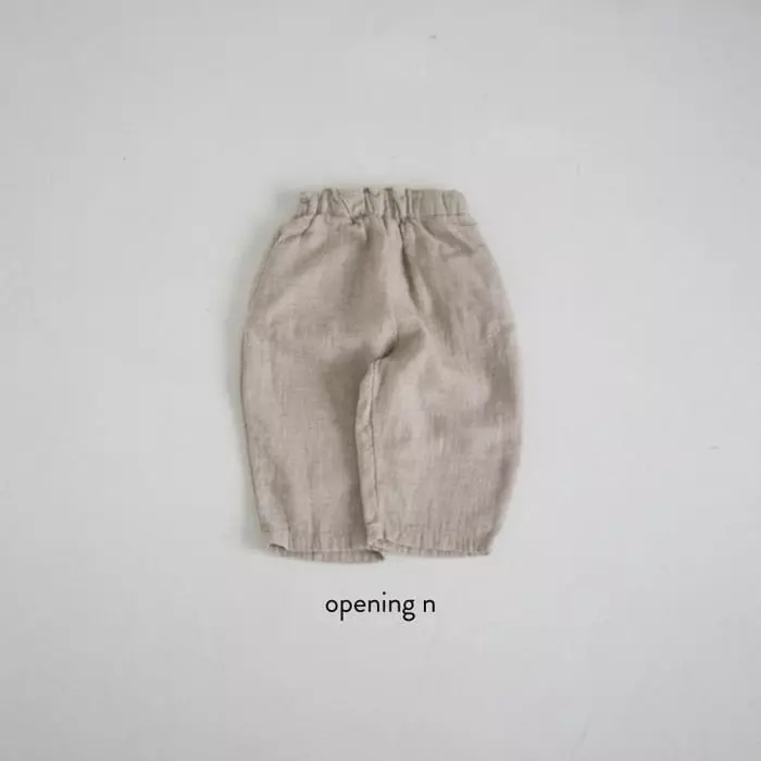 Opening & - Korean Children Fashion - #discoveringself - Natural Pants - 2