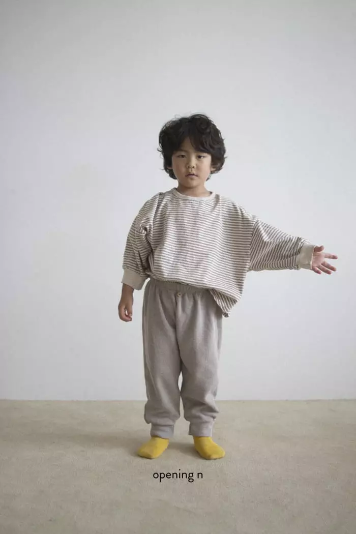Opening & - Korean Children Fashion - #discoveringself - Cotton Stripes Top - 10