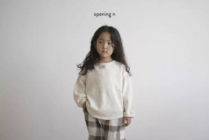 Opening & - Korean Children Fashion - #discoveringself - PK Button Tee - 6